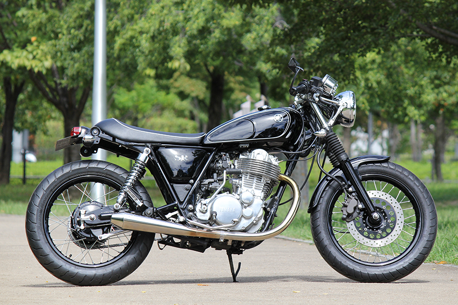 SR400 goods　テーパードコーンマフラー